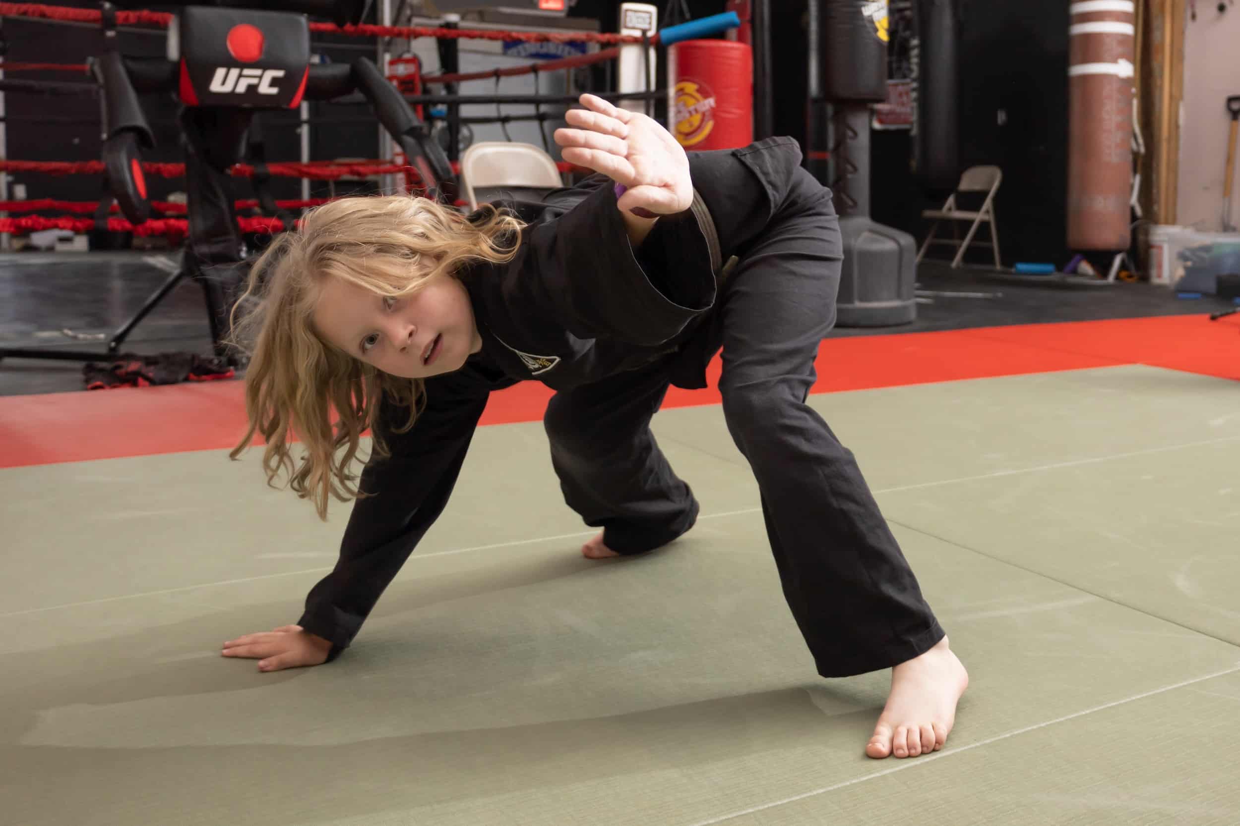 homeland heroes young student going upside down during class